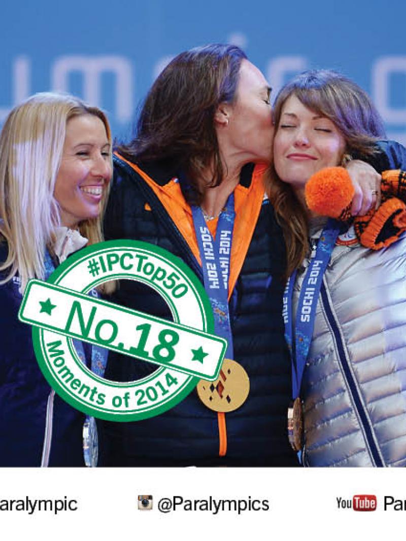 Para-snowboard's debut at Sochi 2014 is No. 18 in the IPC's Top 50 Moments of 2014