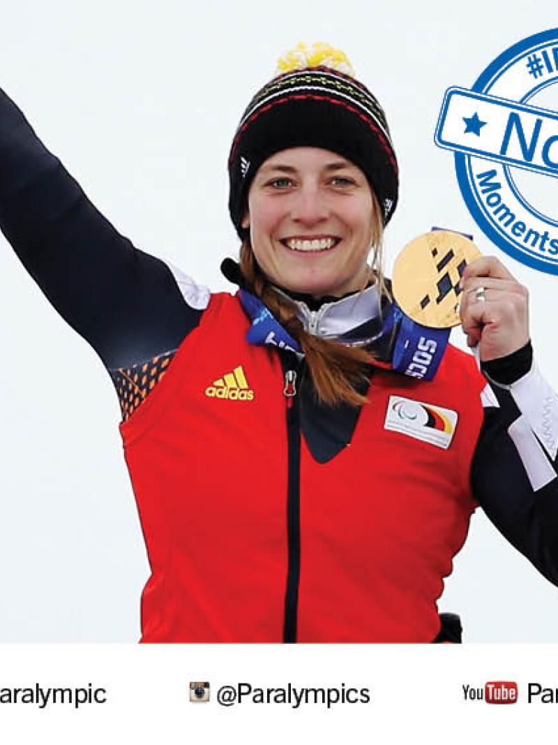 Germany’s Anna Schaffelhuber became only the second woman to win all five alpine skiing events at a Paralympic Games.