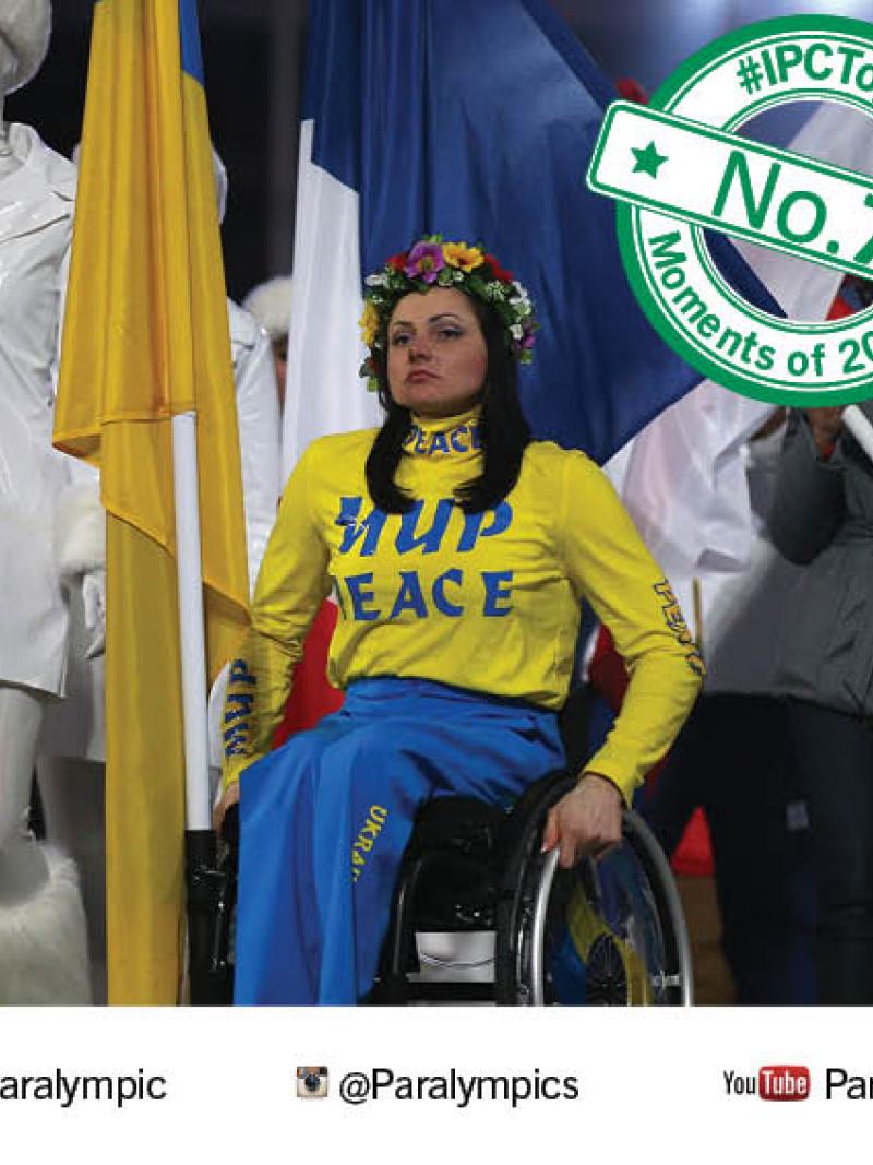 No. 7 Ukraine compete at the Sochi 2014 Paralympic Winter Games