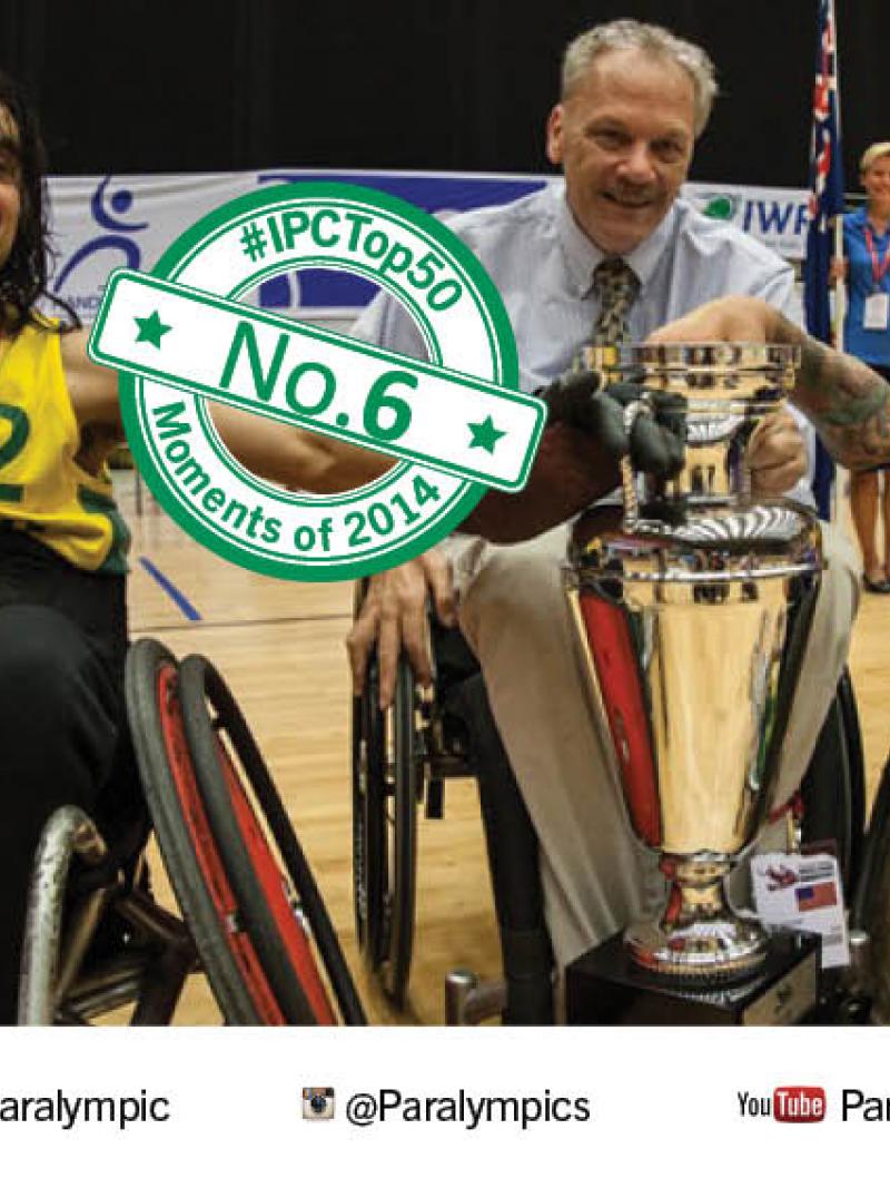 No. 6 Australia crowned wheelchair rugby champions for the first time