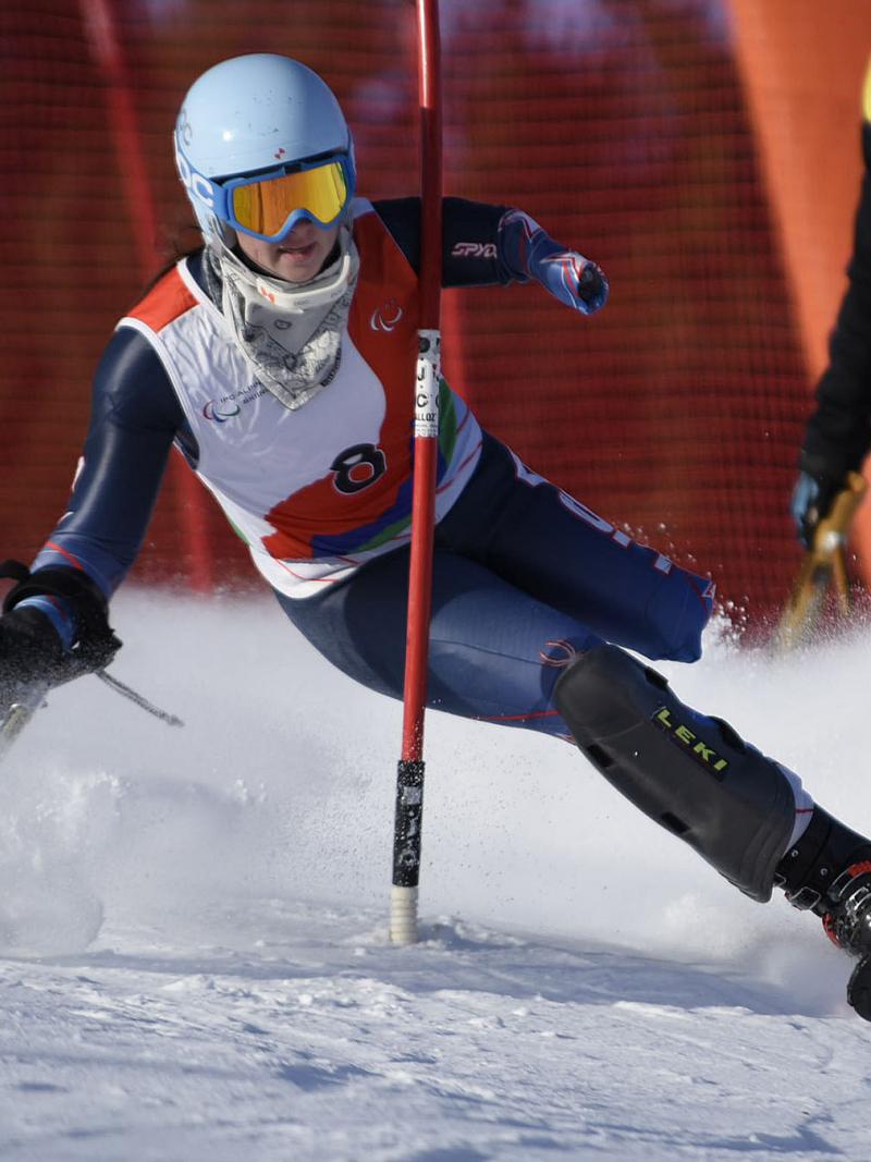 American Stephanie Jallen won slalom at the first World Cup of 2014-15.