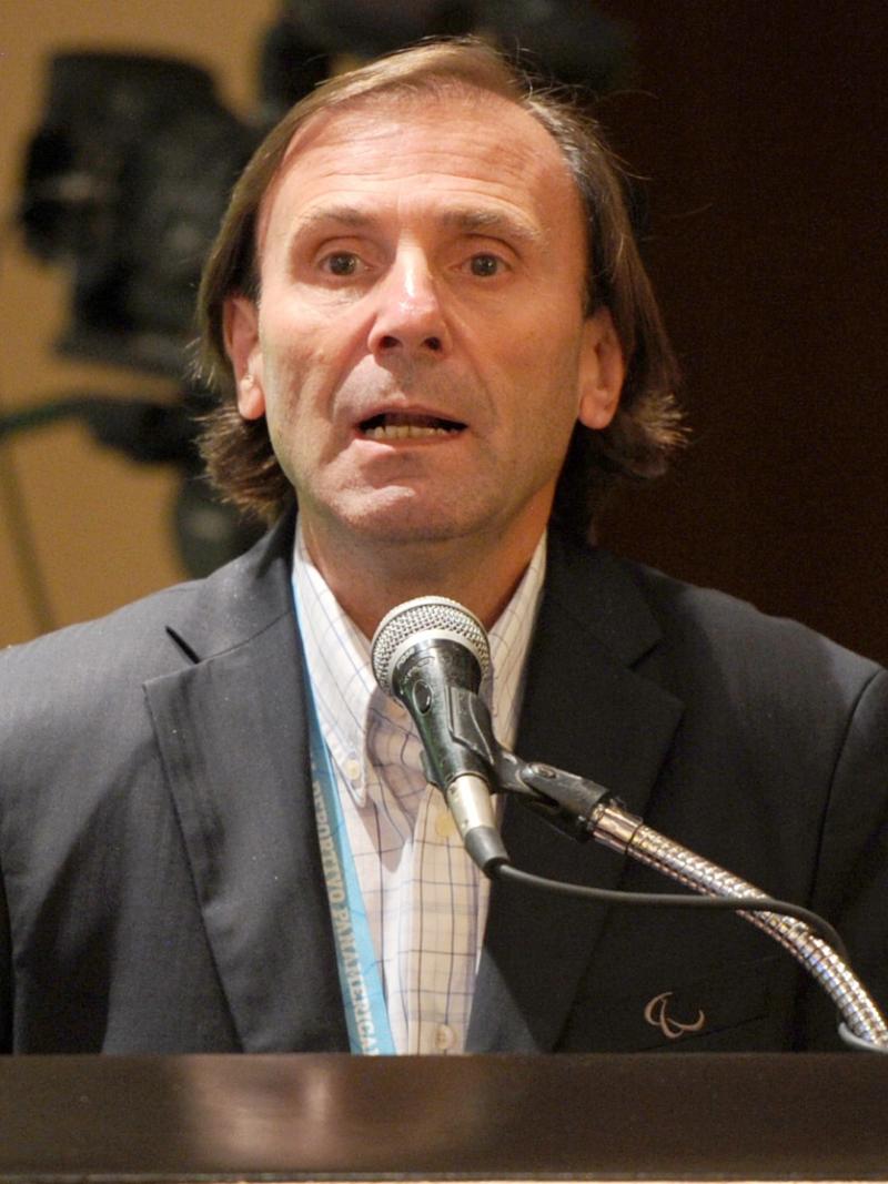 APC President Jose Luis Campo speaking at the 2015 PASO General Assembly