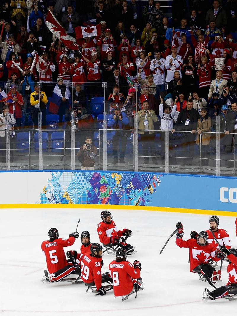 Ice sledge hockey Canada