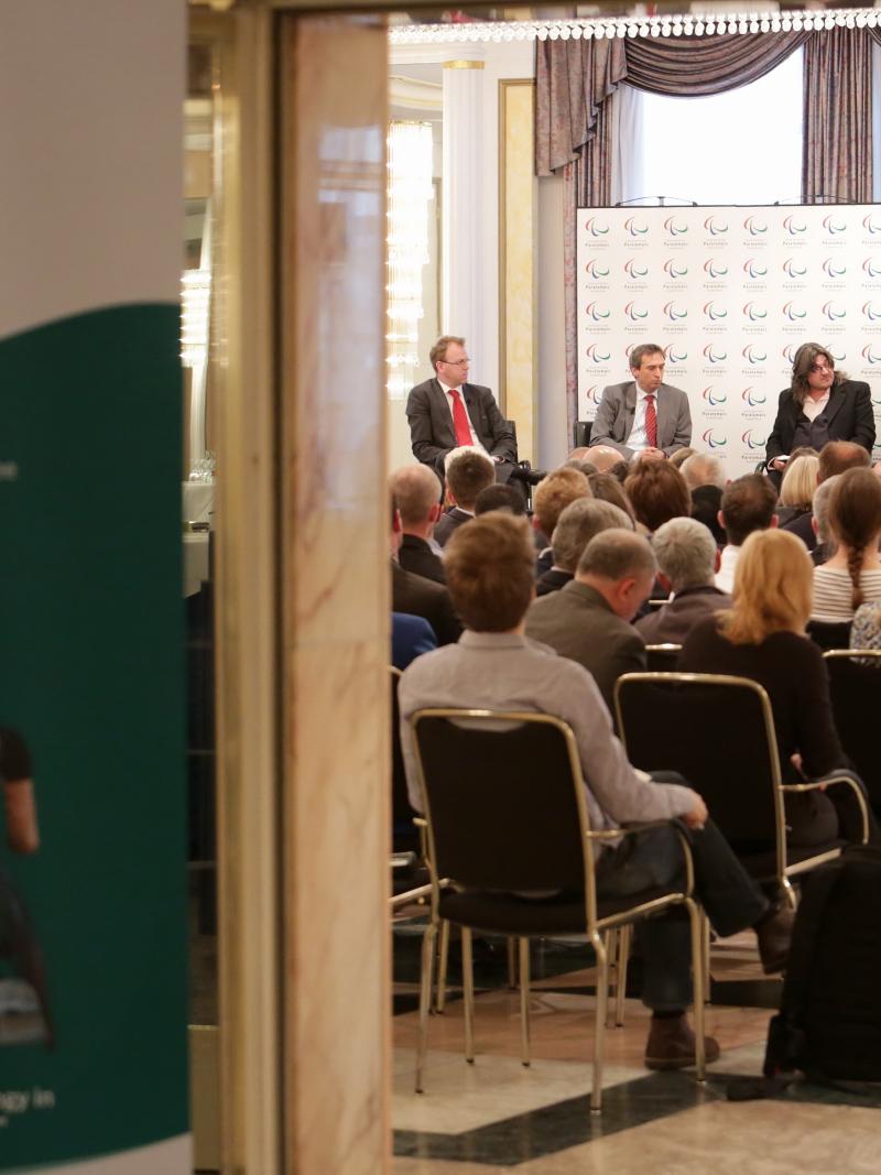 Podium at the VISTA 2013 Conference in Bonn, Germany
