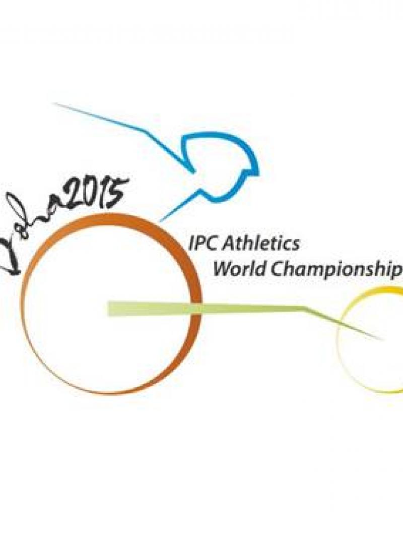 Doha 2015 IPC Athletics World Championships logo square