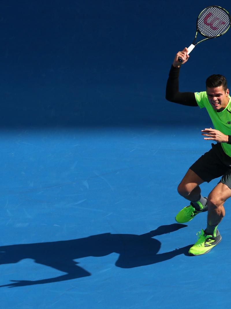 Milos Raonic of Canada