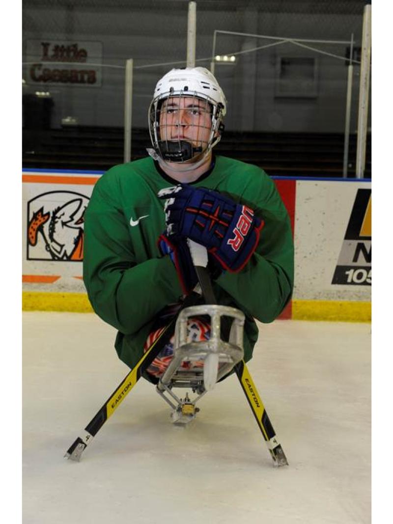 Brody Roybal - Ice Sledge Hockey