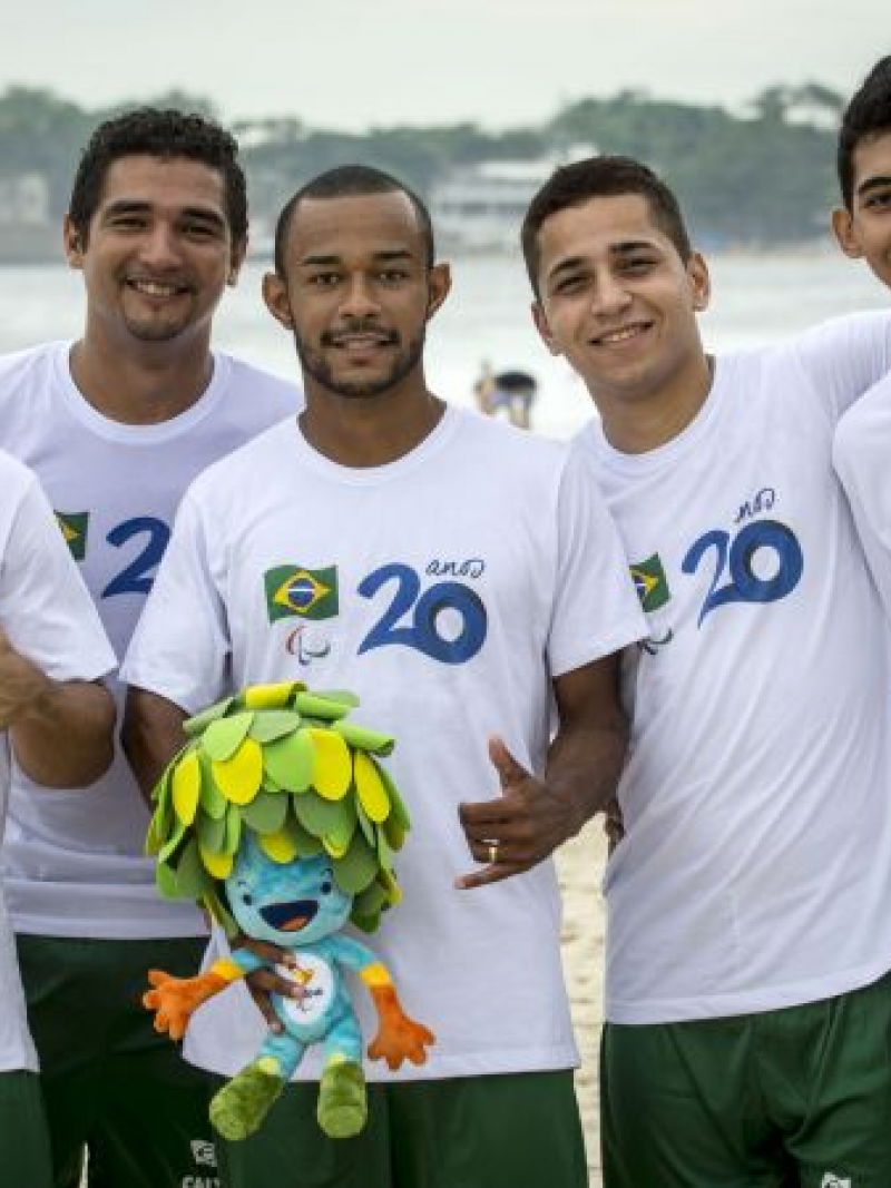 Brazil’s Paralympic footballers