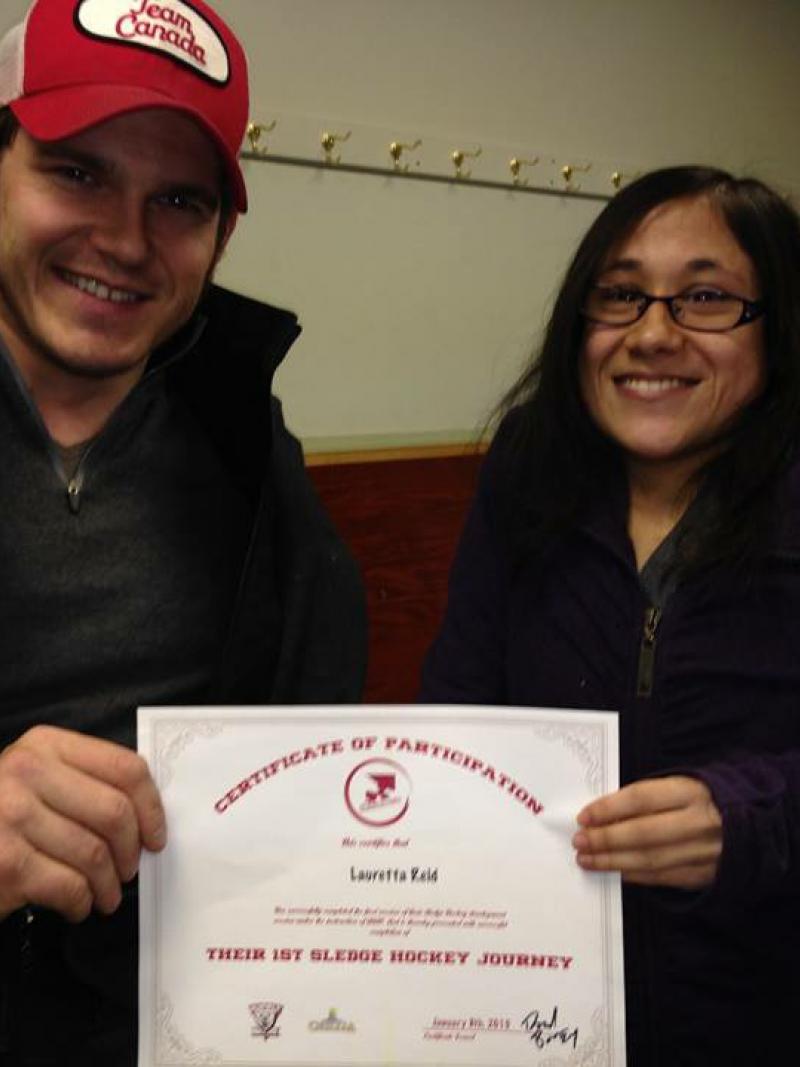 Brad Bowden is a Canadian ice sledge hockey and wheelchair basketball player