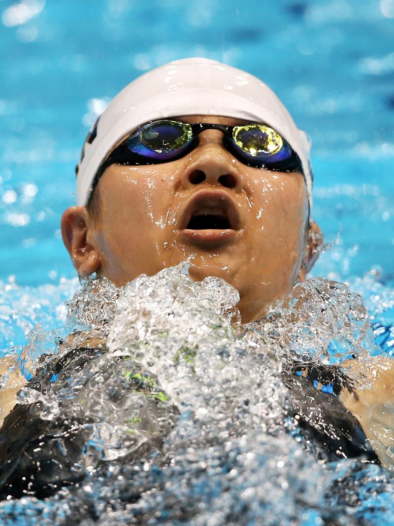 China's Dong Lu won 100m backstroke S6 gold and both London 2012 and Montreal 2013.