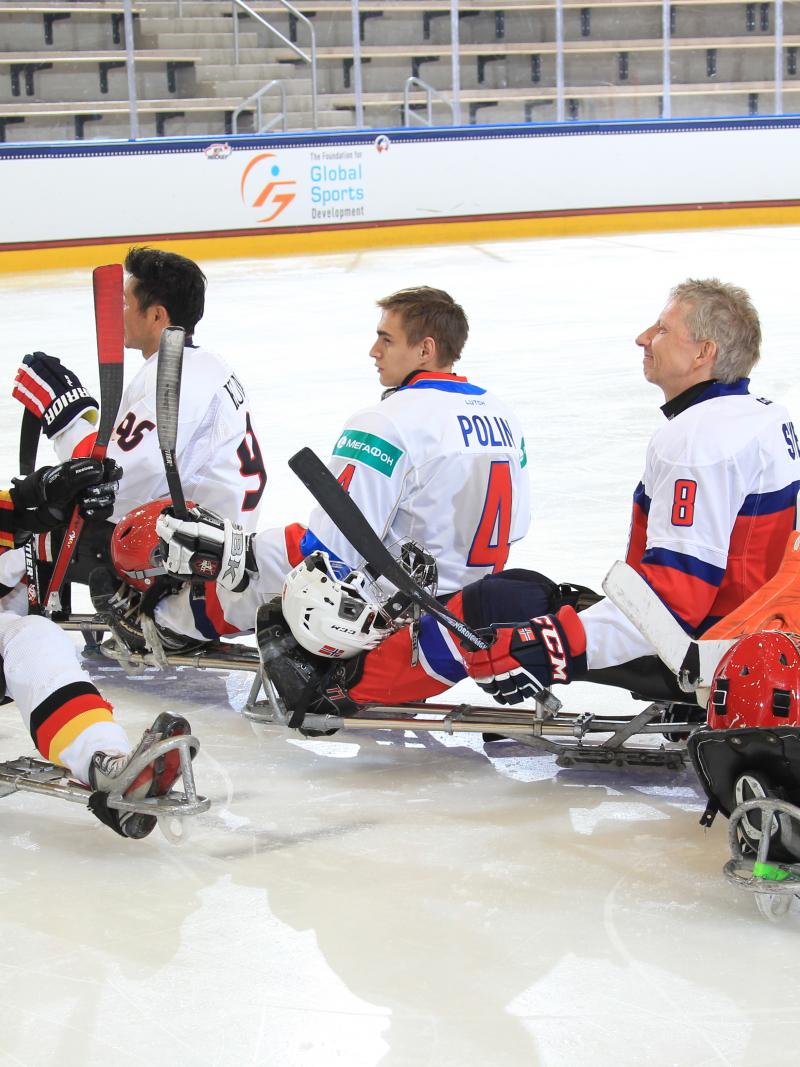 Team Page won the IPC Ice Sledge Hockey Skills Challenge at Buffalo's HARBORCENTER.