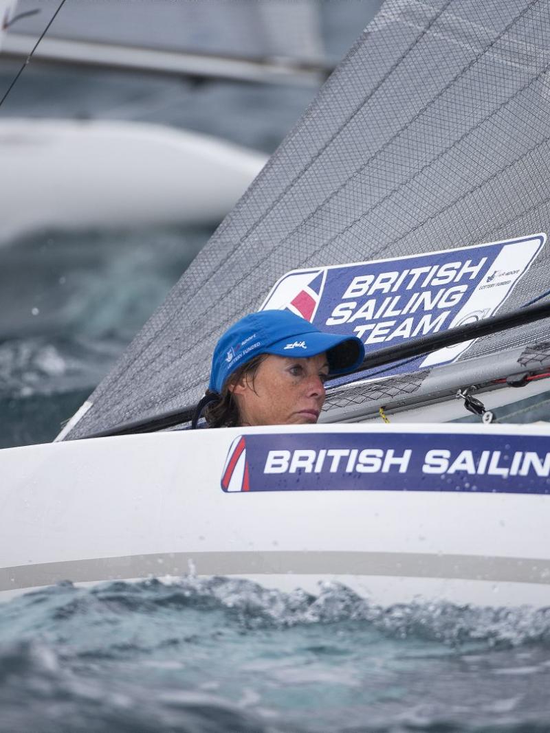 Women in sailing boat