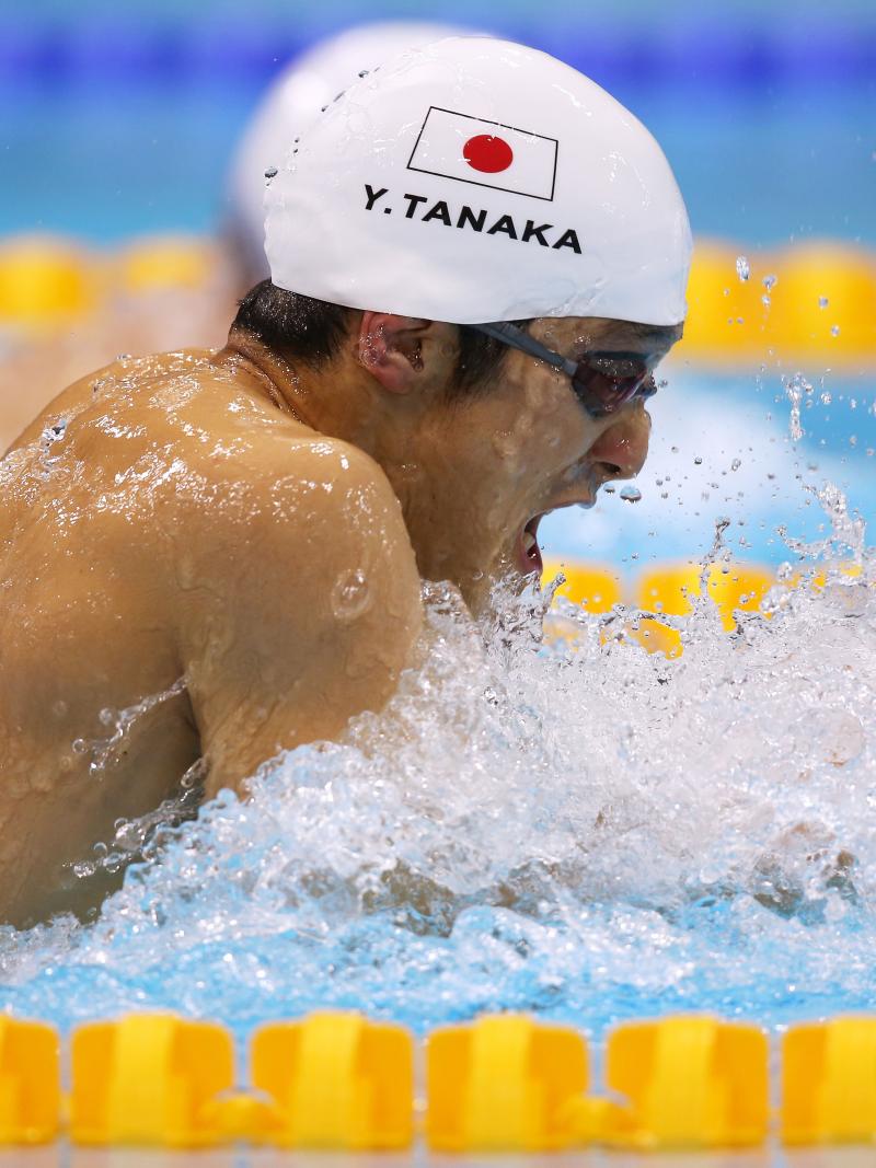 Japanese swimmer competes at London 2012 Paralympic Games