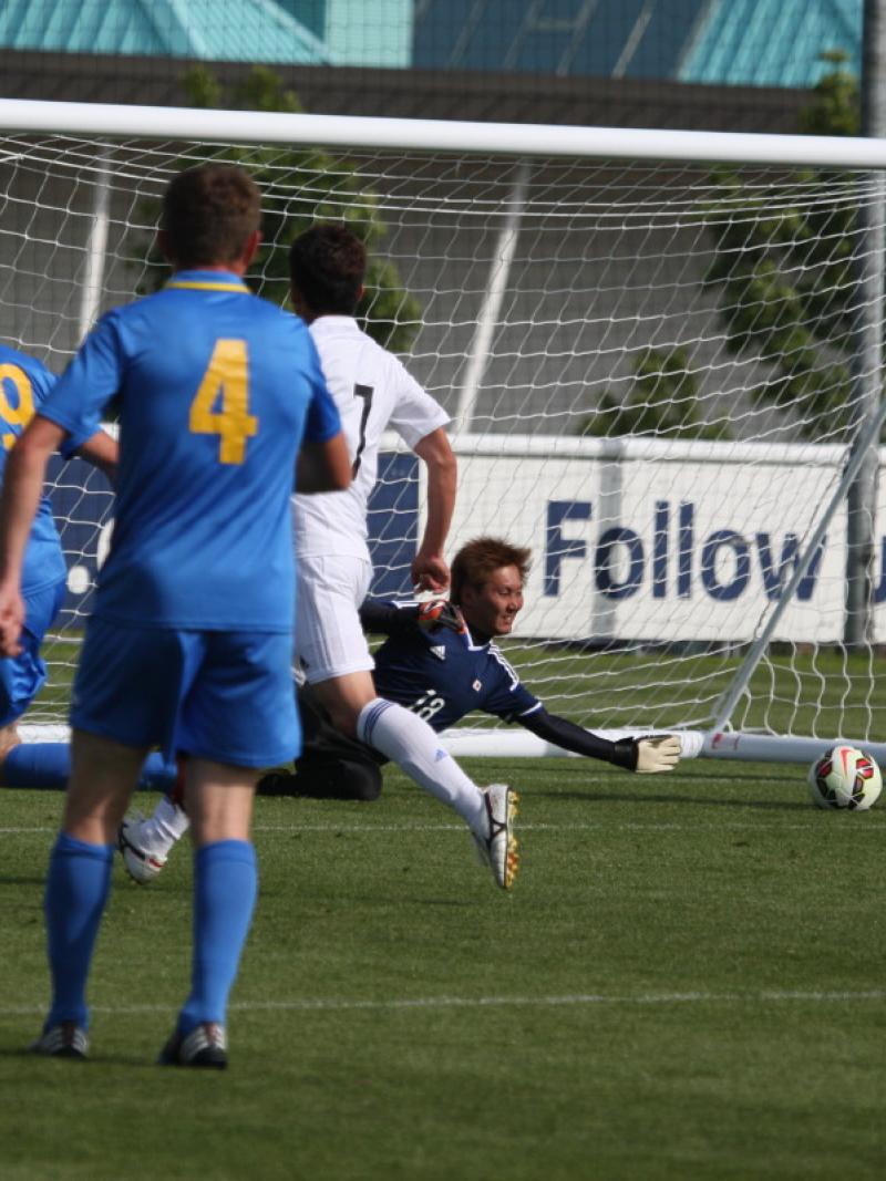 Ukraine faces Japan during the Cerebral Palsy Football 7-a-side World Championships 2015 on 18 June in St. George’s Park in Great Britain. 