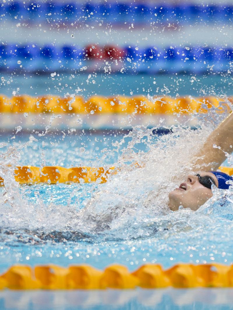 Hannah Russell of Great Britain competes at the 2015 IPC Swimming World Championships in Glasgow, Great Britain.
