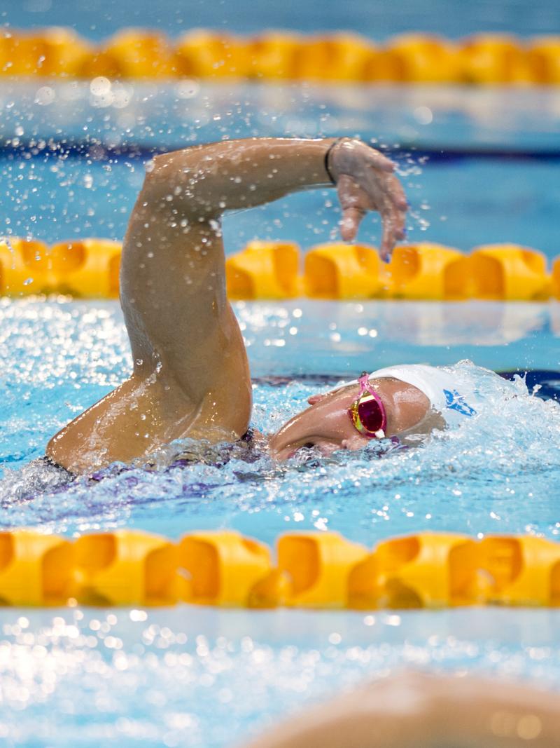 Elodie Lorandi, France, doing the freestyle