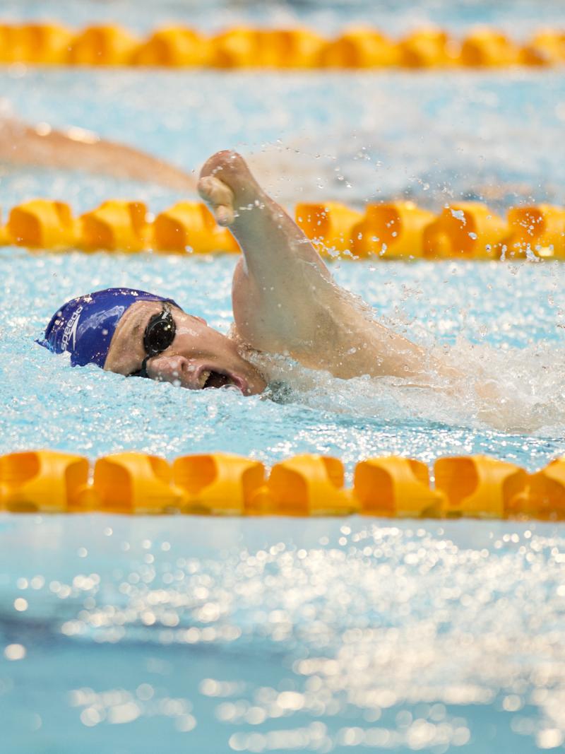 Andrew Mullen of Great Britain competes at the 2015 IPC Swimming World Championships Glasgow, Great Britain