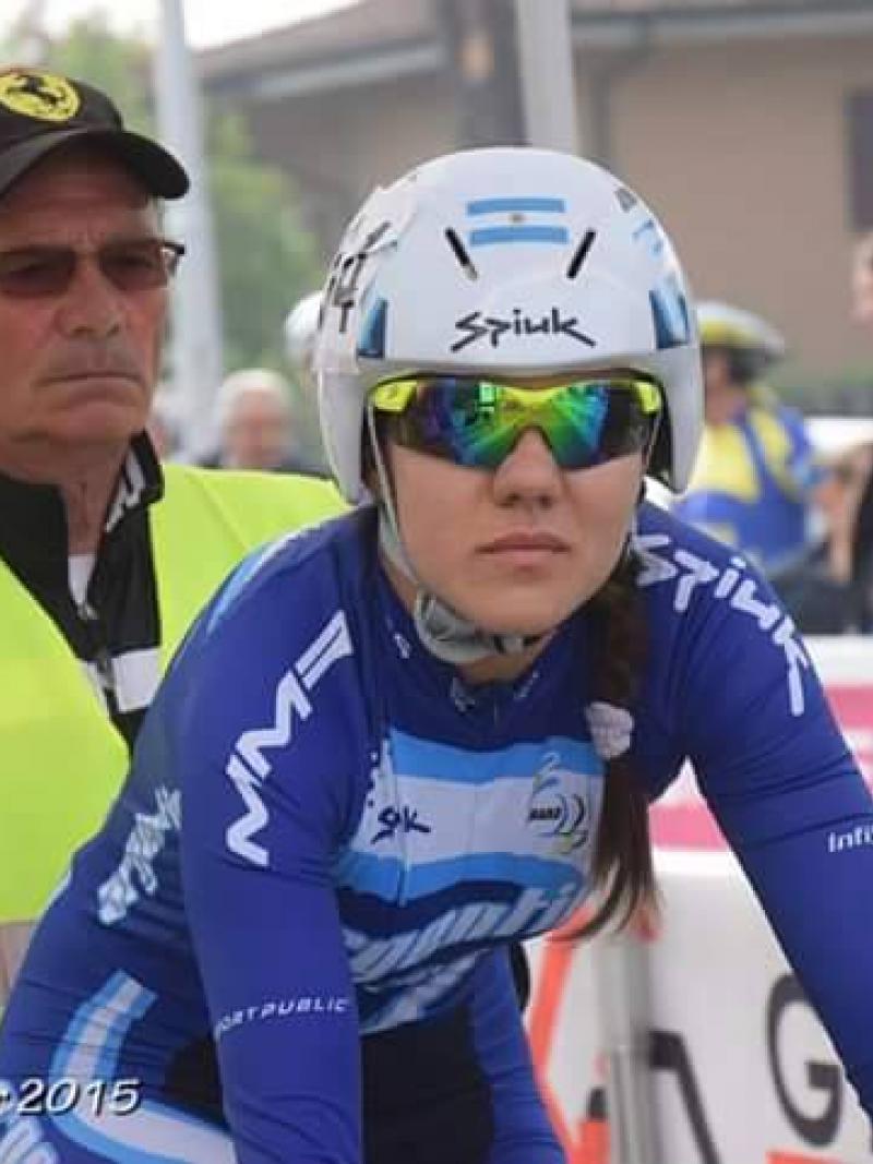 Argentina's Mariela Delgardo is the first Argentinian athlete to compete in both the Pan and Parapan American Games.