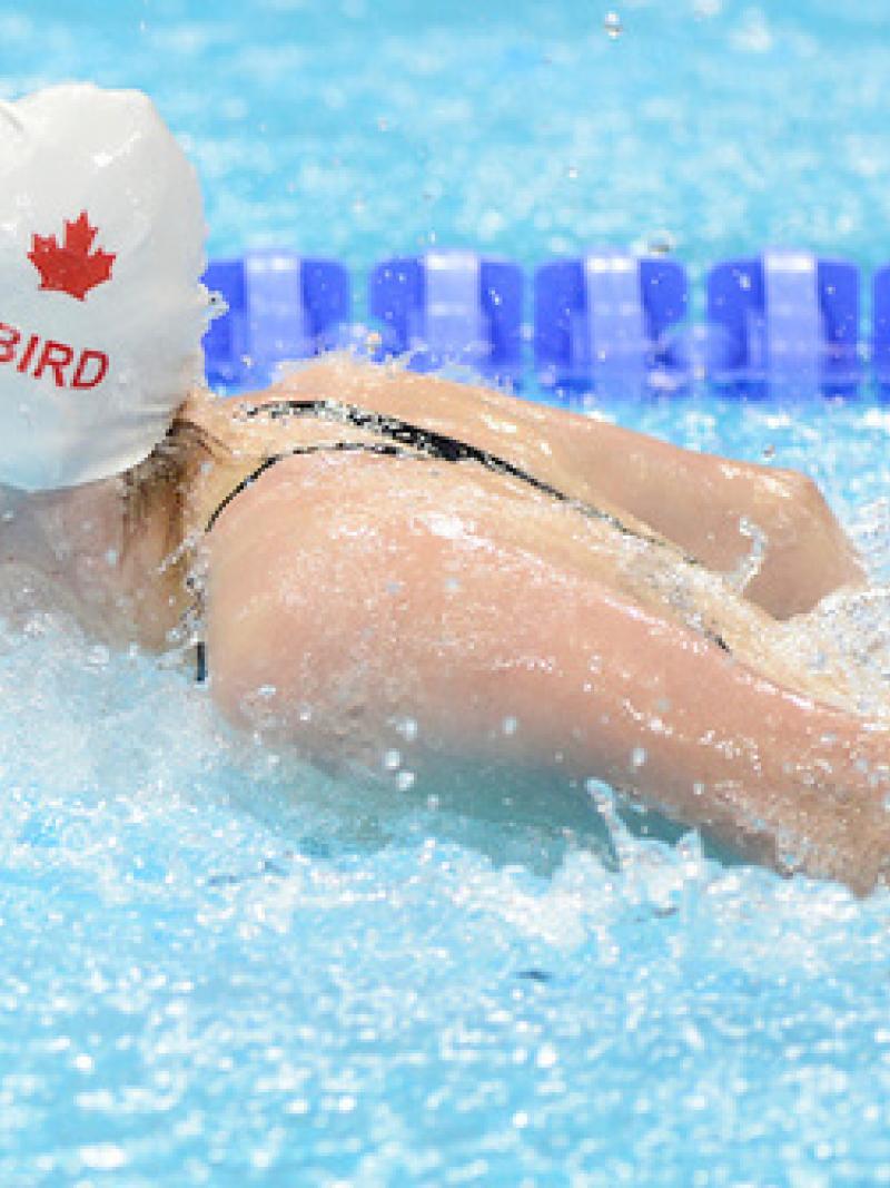 Canada's Morgan Bird in action at London 2012.