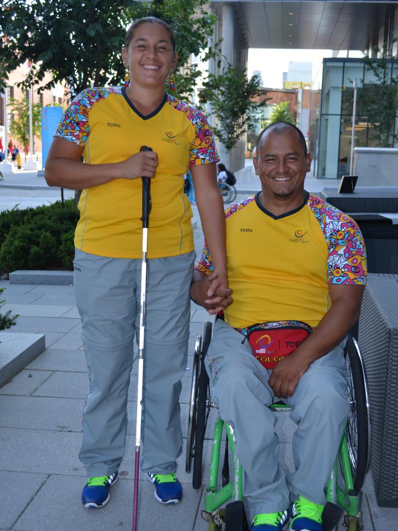 Husband and wife Joe Gonzalez Betancur and Yesenia Restrepo Muñoz will compete for Colombia in athletics at Toronto 2015.
