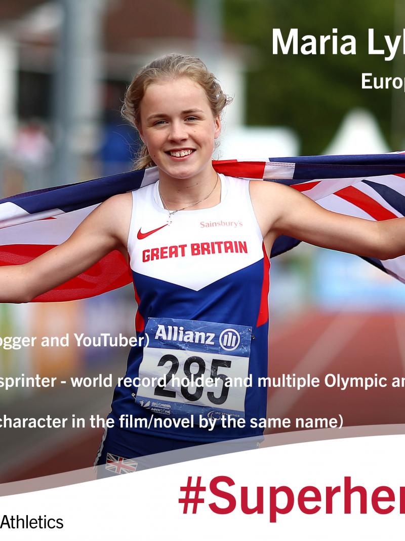 Great Britain’s young track star Maria Lyle, gives an insight into her three heroes.