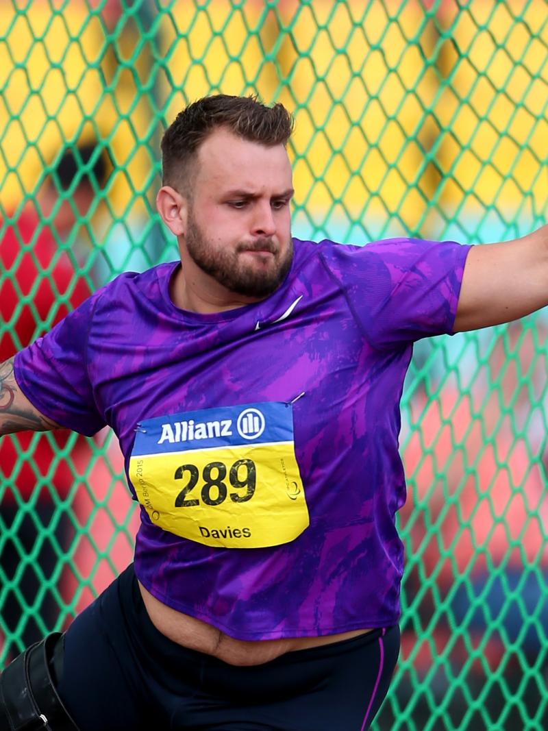 Aled Davies at the 2015 IPC Athletics Grand Prix