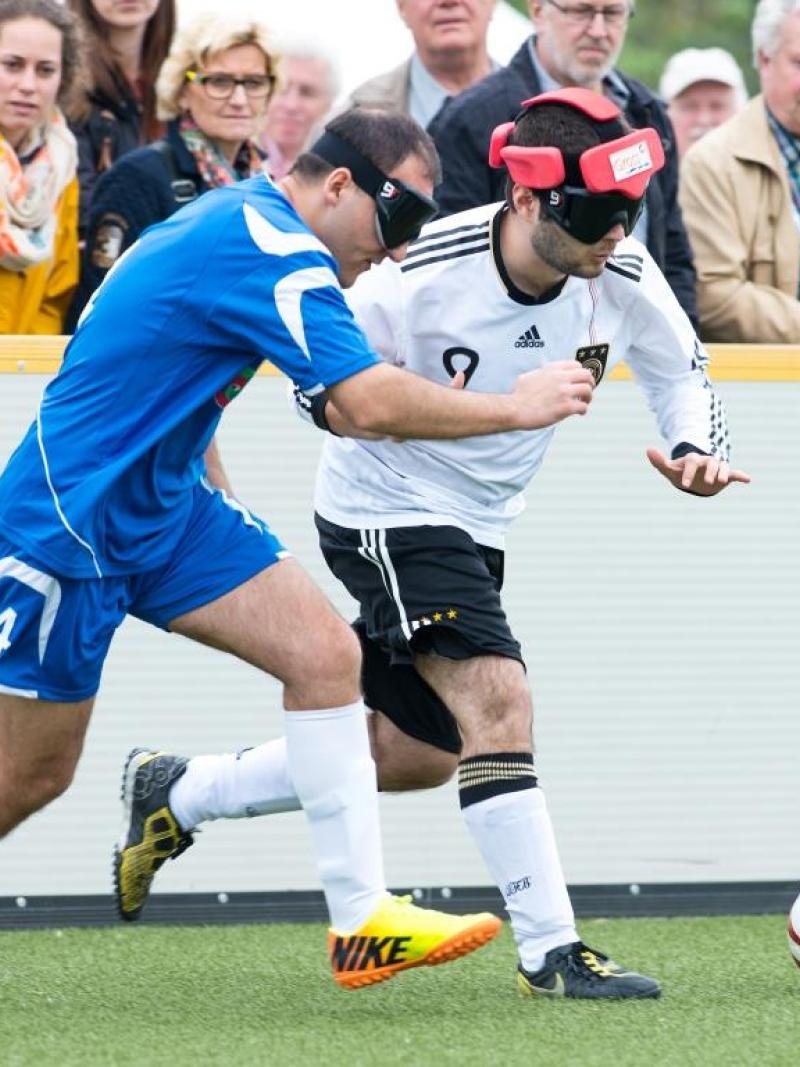 Ali Pektas, member of Germany's football 5-a-side team