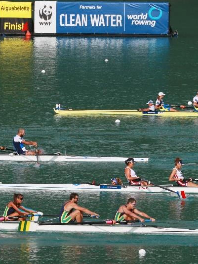 The 2015 World Rowing Championships is held in Aiguebelette, France. 