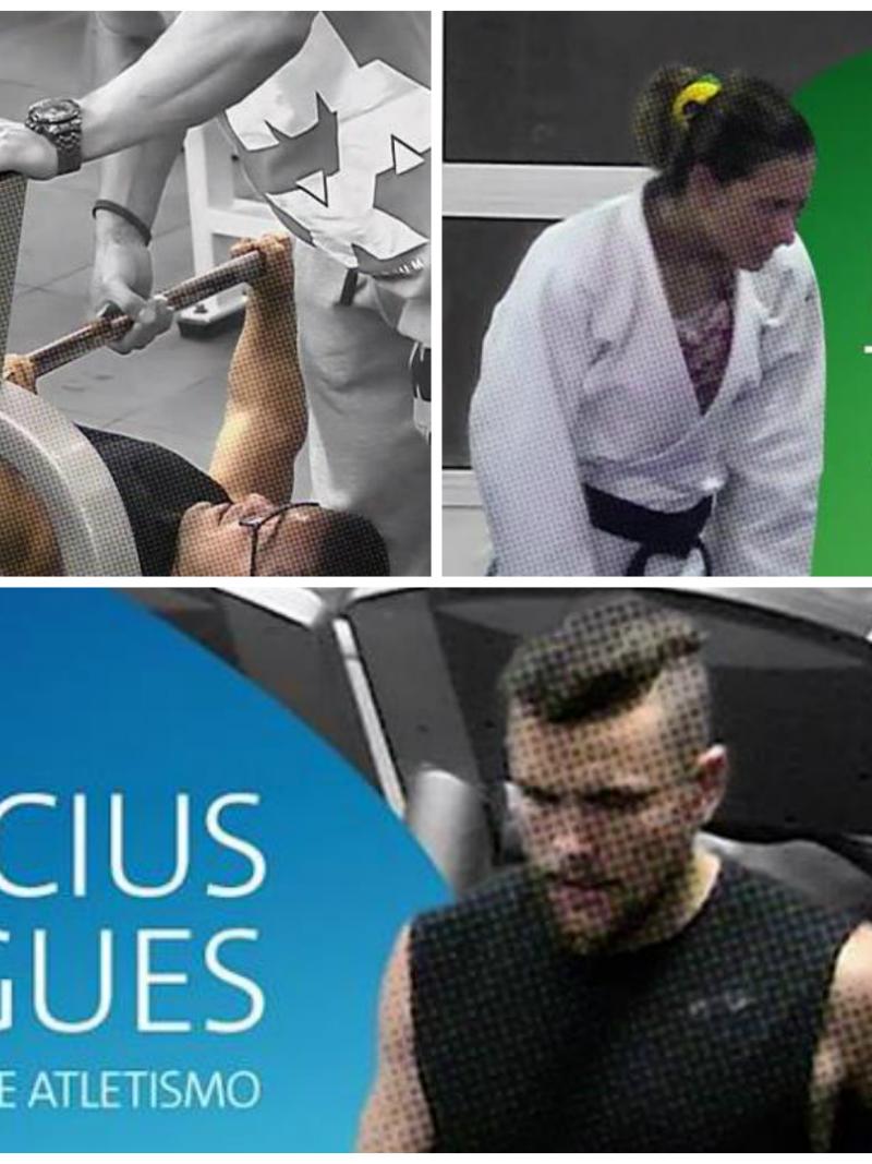 Powerlifter Luciano Dantas, visually impaired judoka Lucia Teixeira and sprinter Vinicius Rodrigues.