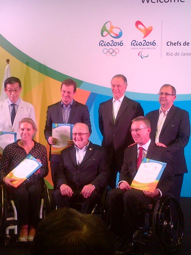 The National Paralympic Committees have formally been invited to the Rio 2016 Paralympic Games. 