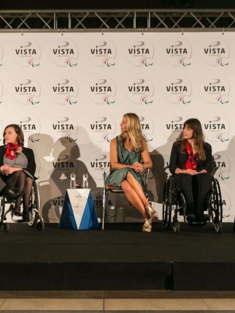 Podium at the VISTA 2015 Conference in Girona, Spain