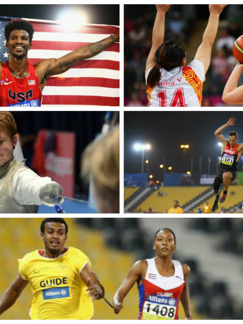 Collage of five photos