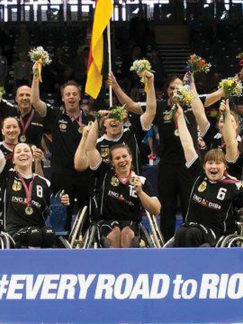 German women’s wheelchair basketball team