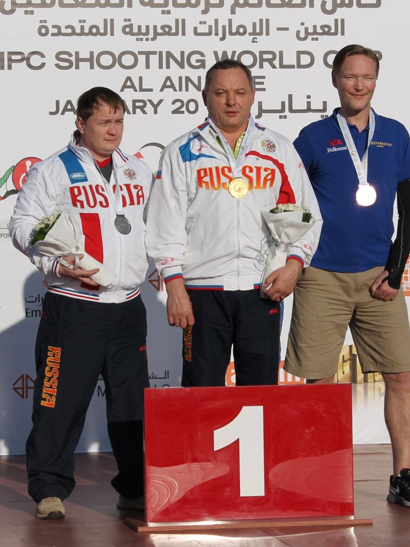 Three para-sport shooters claimed medals in Al Ain, UAE.