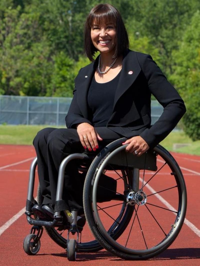 Canada’s Chantal Peticlerc, a 14-time Paralympic gold medallist in wheelchair racing, was selected by the Women in Sport Committee as the winner of the 2015 recognition for her work in para-sport since retiring.