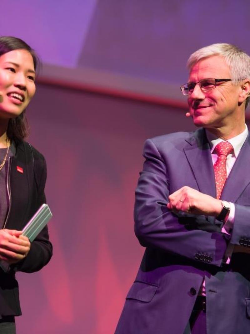 Alain Dehaze with Ayumi Kunori