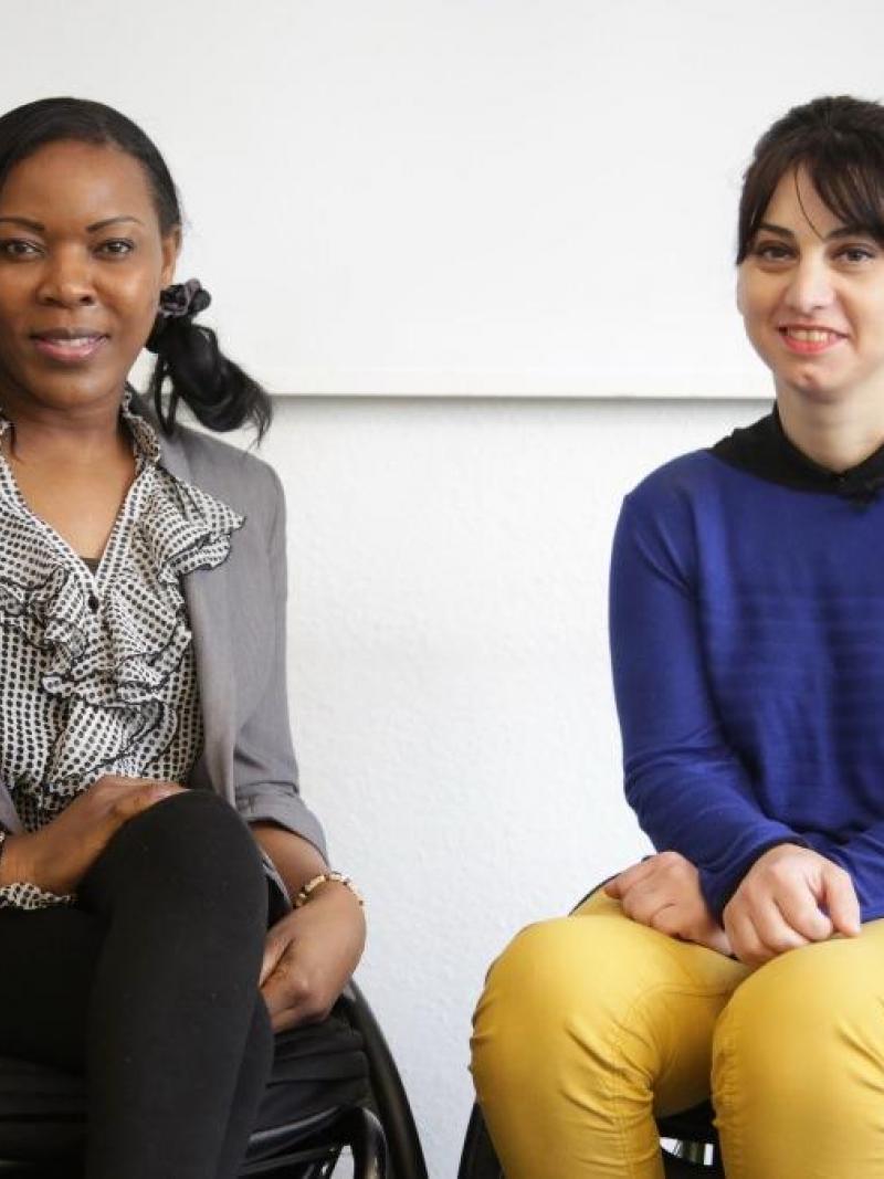 Anne Wafula-Strike MBE and Tinatin Revazashivili