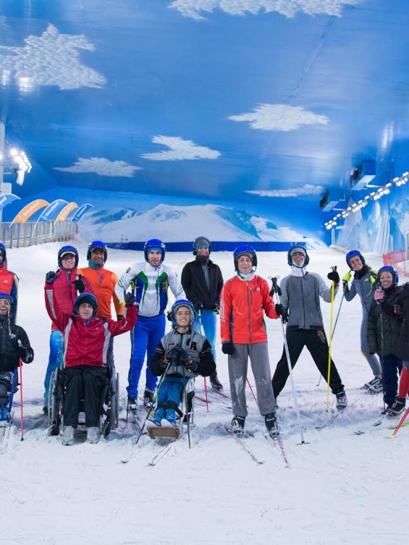 Group of skiers
