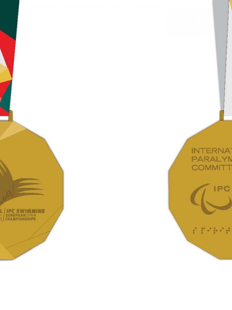 Medals unveiled for IPC Swimming Euros