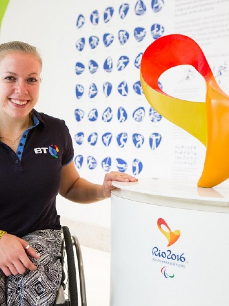 Cockroft visited the Rio 2016 headquarters during a trip to the Paralympic Games host city