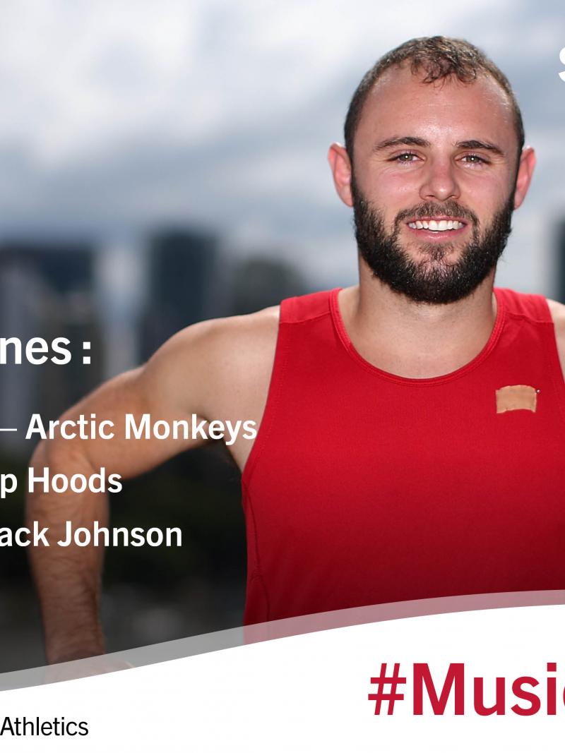 The 100m T42 world champion Scott Reardon, shares with us his three favourite tunes.