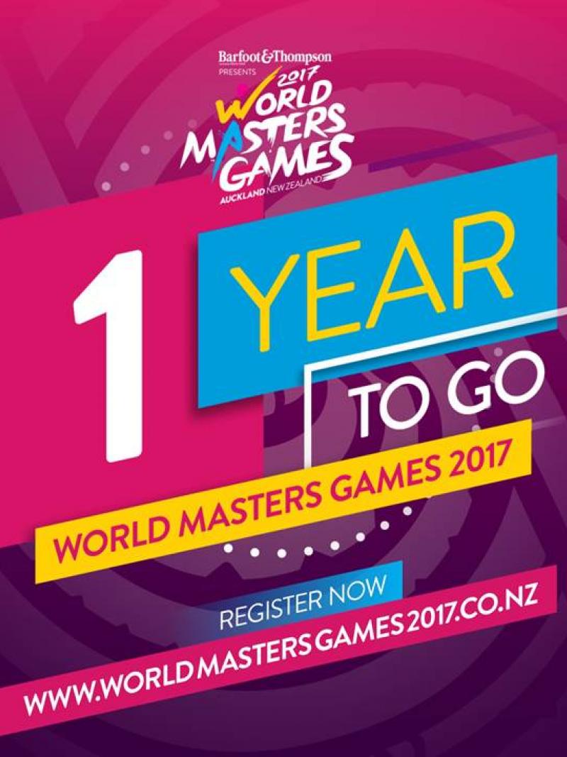One year to go until World Masters Games 2017