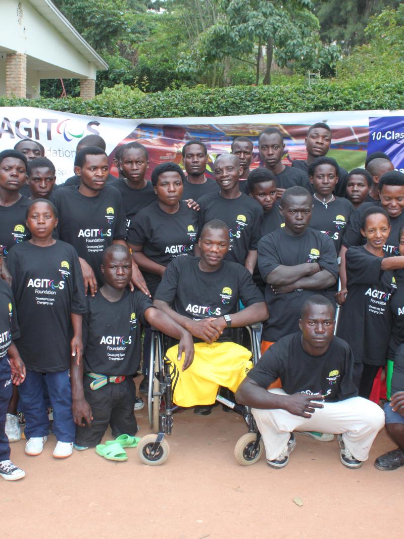 Aspring para-athletes have been helped by the Agitos Foundation