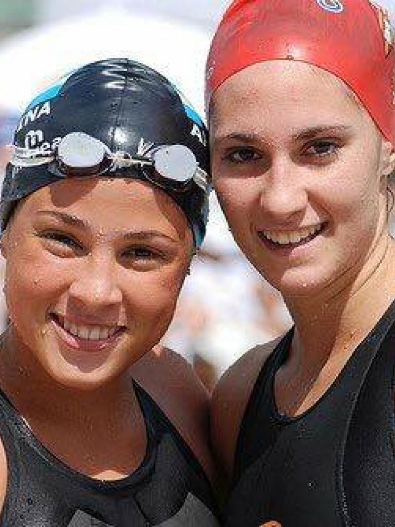 Argentina’s Daniela Gimenez and Spain’s Sarai Gascon