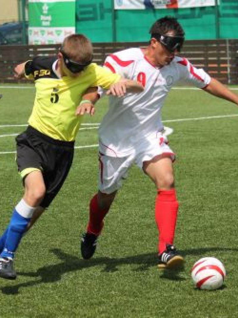 Moldova vs Romania at the 1st IBSA Euro Challenge Cup in Prague in 2014.