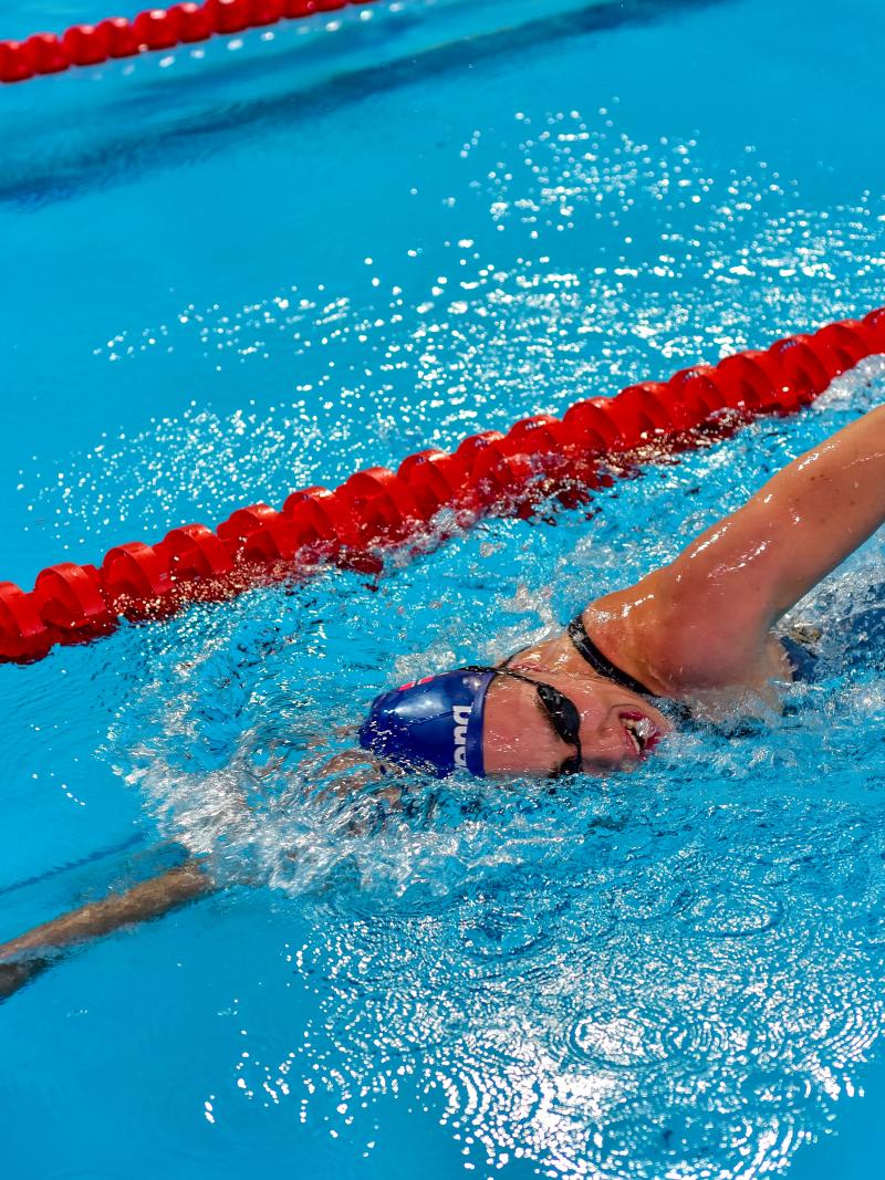 Sarah Louise Rung at the 2016 IPC Swimming European Championships in Funchal, Portugal.