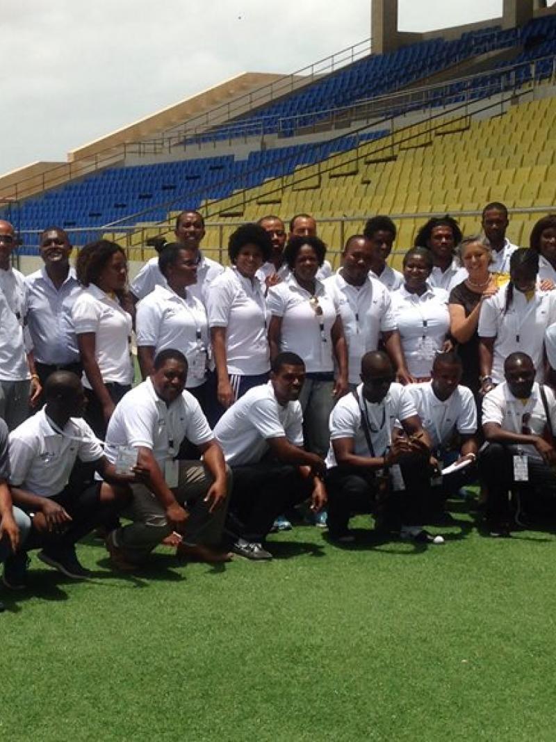 Training programme takes place in Cape Verde with the help of a grant from the Agitos Foundation.