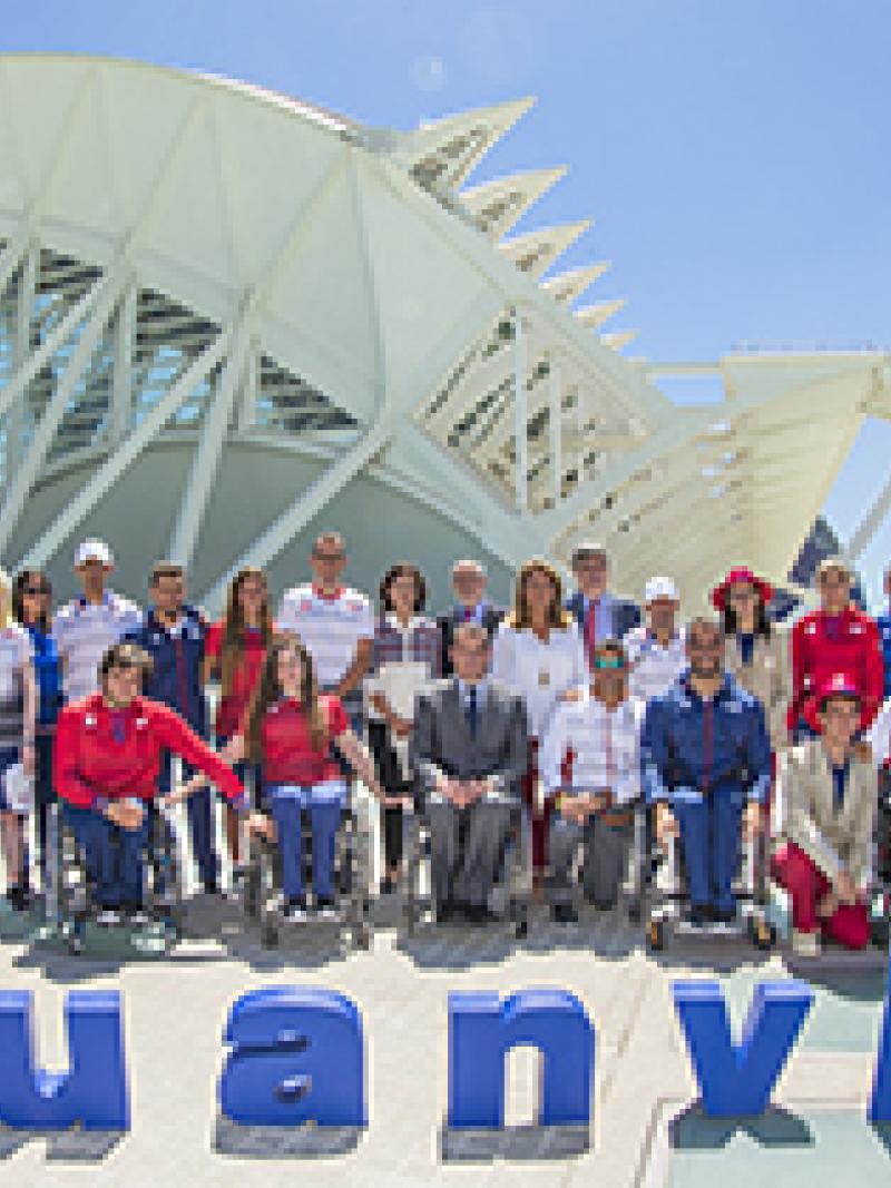 The Spanish Paralympic Committee presented the kit for Rio 2016, designed by the sportswear manufacturer Luanvi.