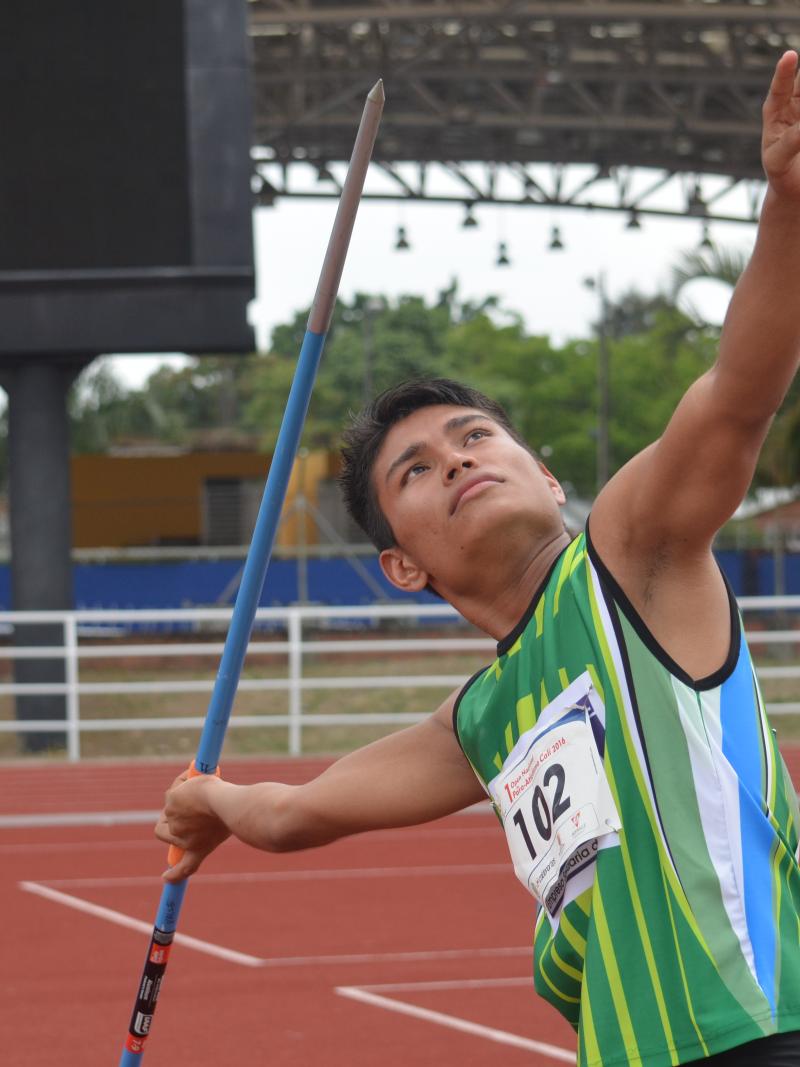 Boy with a javelin