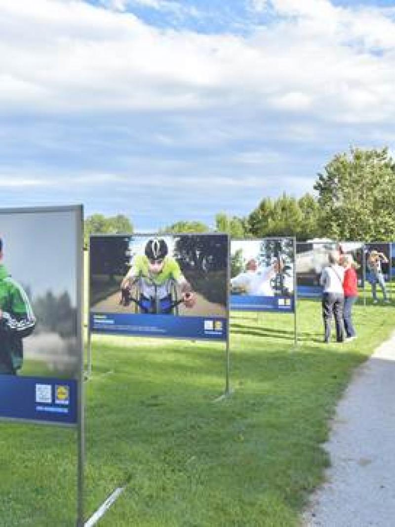 NPC Slovenia and Lidl Slovenia organised a photographic exhibition that features Para athletes.